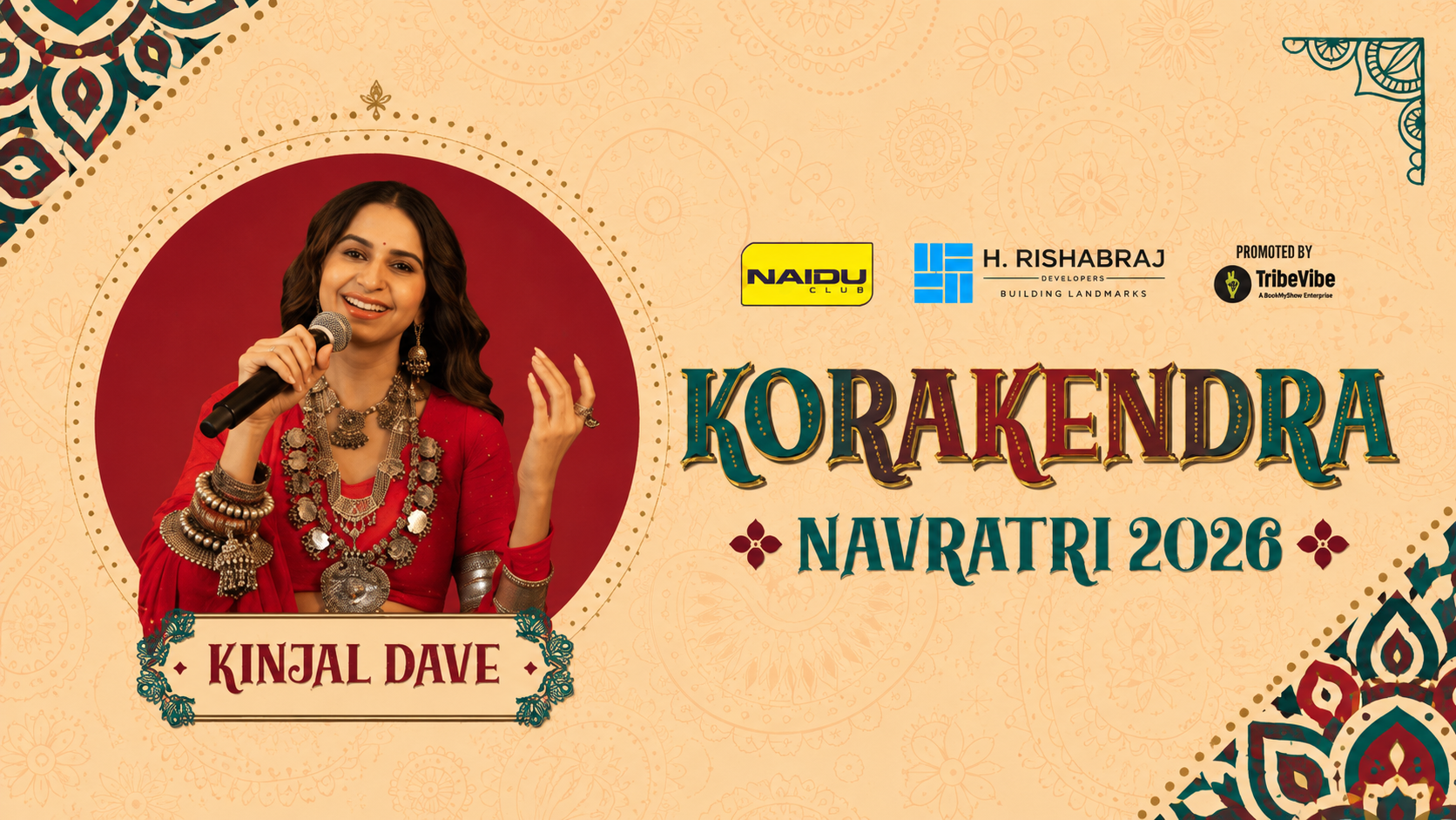 Korakendra Navratri 2026 with Kinjal Dave
