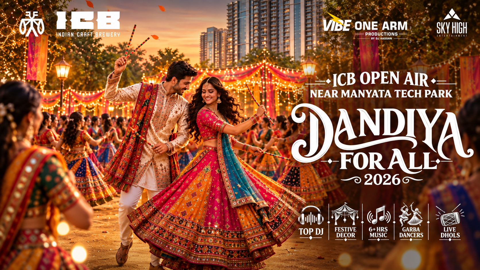 DANDIYA FOR ALL OPEN AIR ICB MANYATA 2026