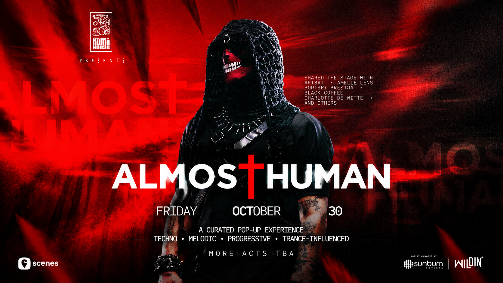 ALMOST HUMAN AT KOMO HOUSE