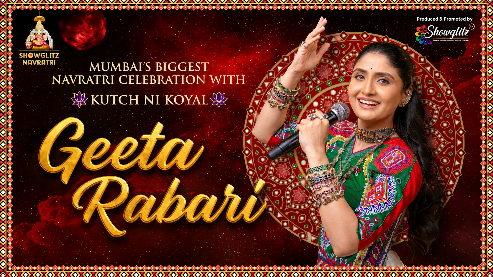 Showglitz Events Navratri 2026 Ft. Geeta Rabari