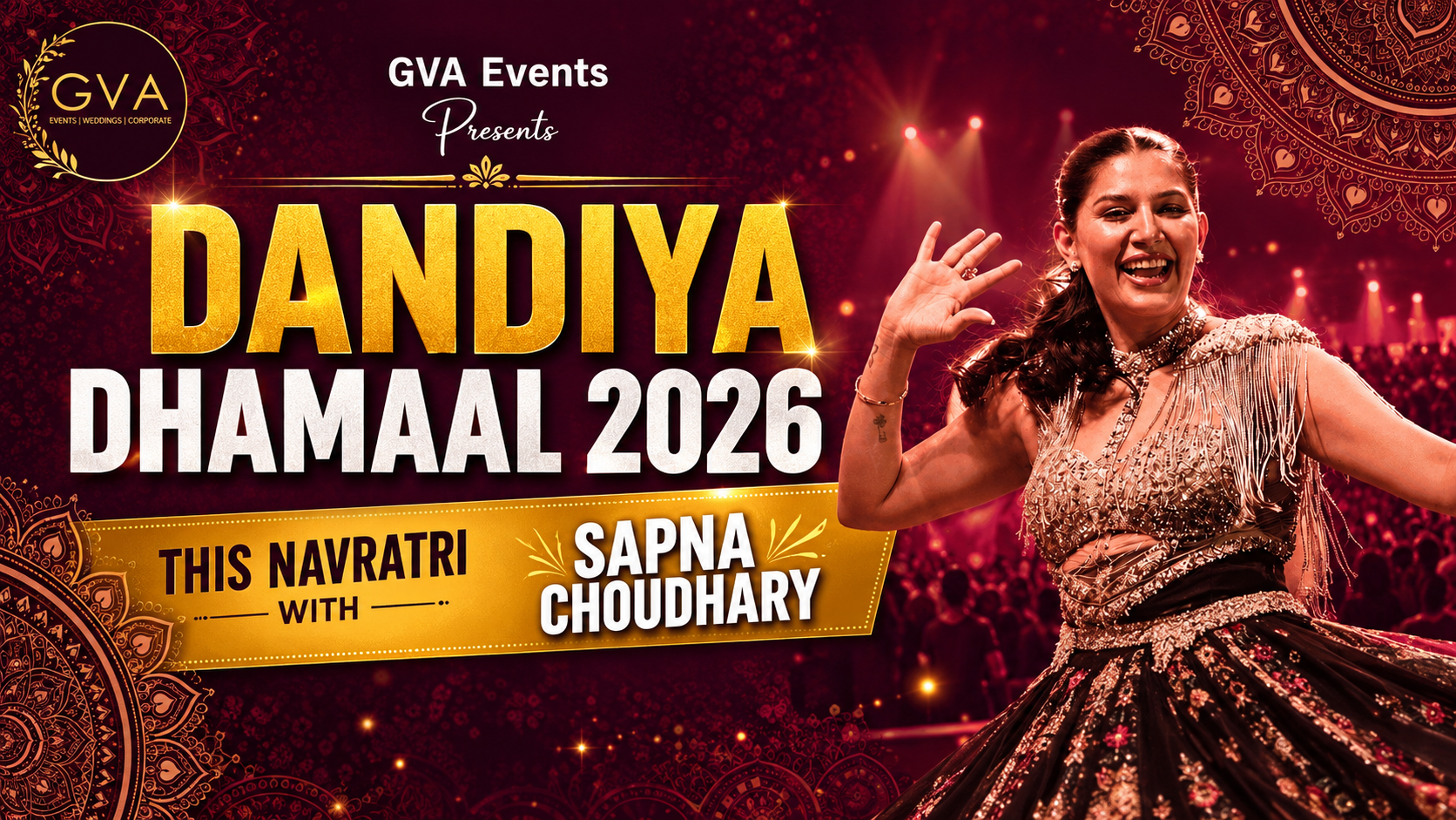 DANDIYA DHAMAAL 2026 FT SAPNA CHAUDHARY