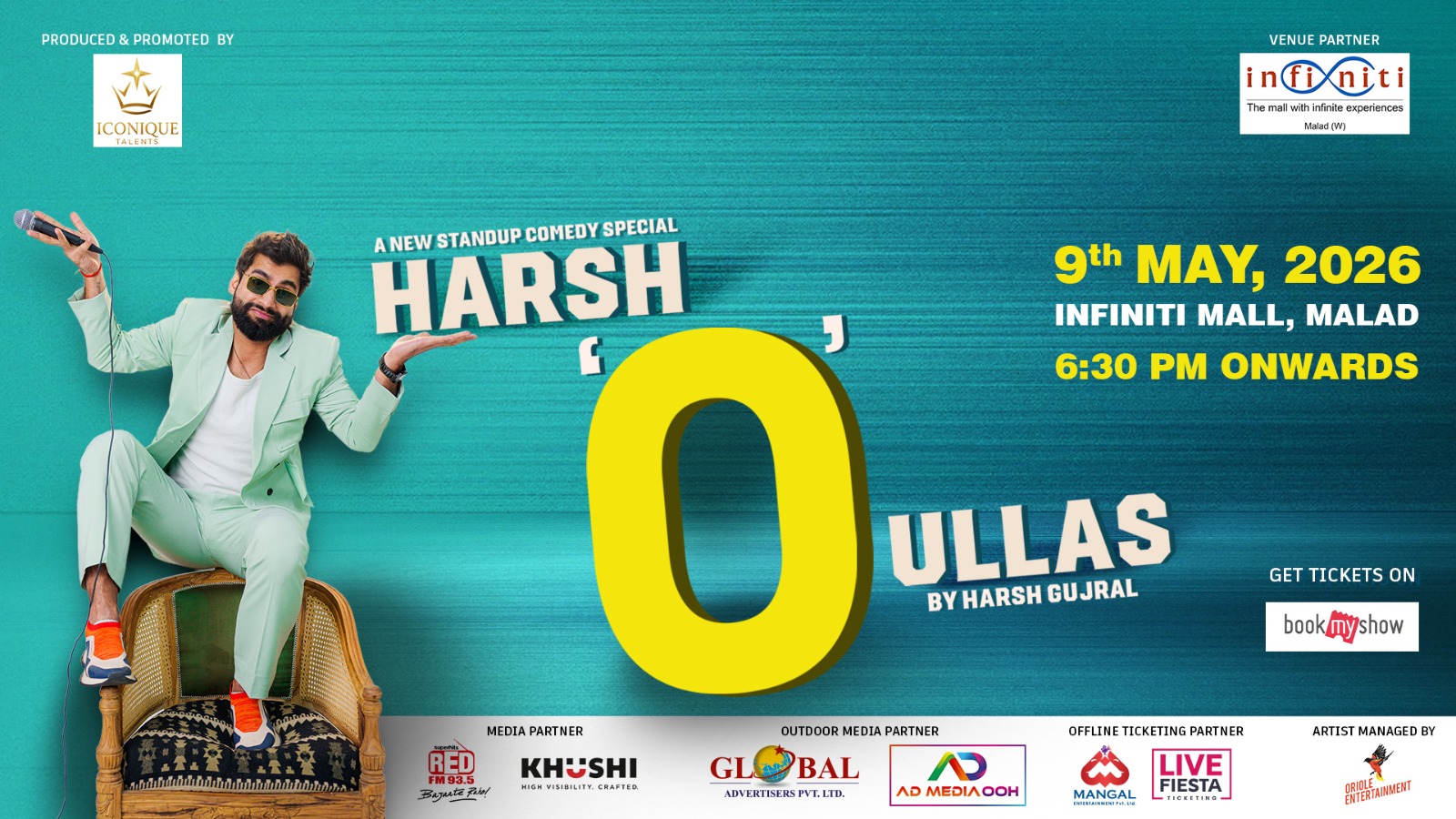 Harsh O Ullas ft Harsh Gujral Live - Mumbai