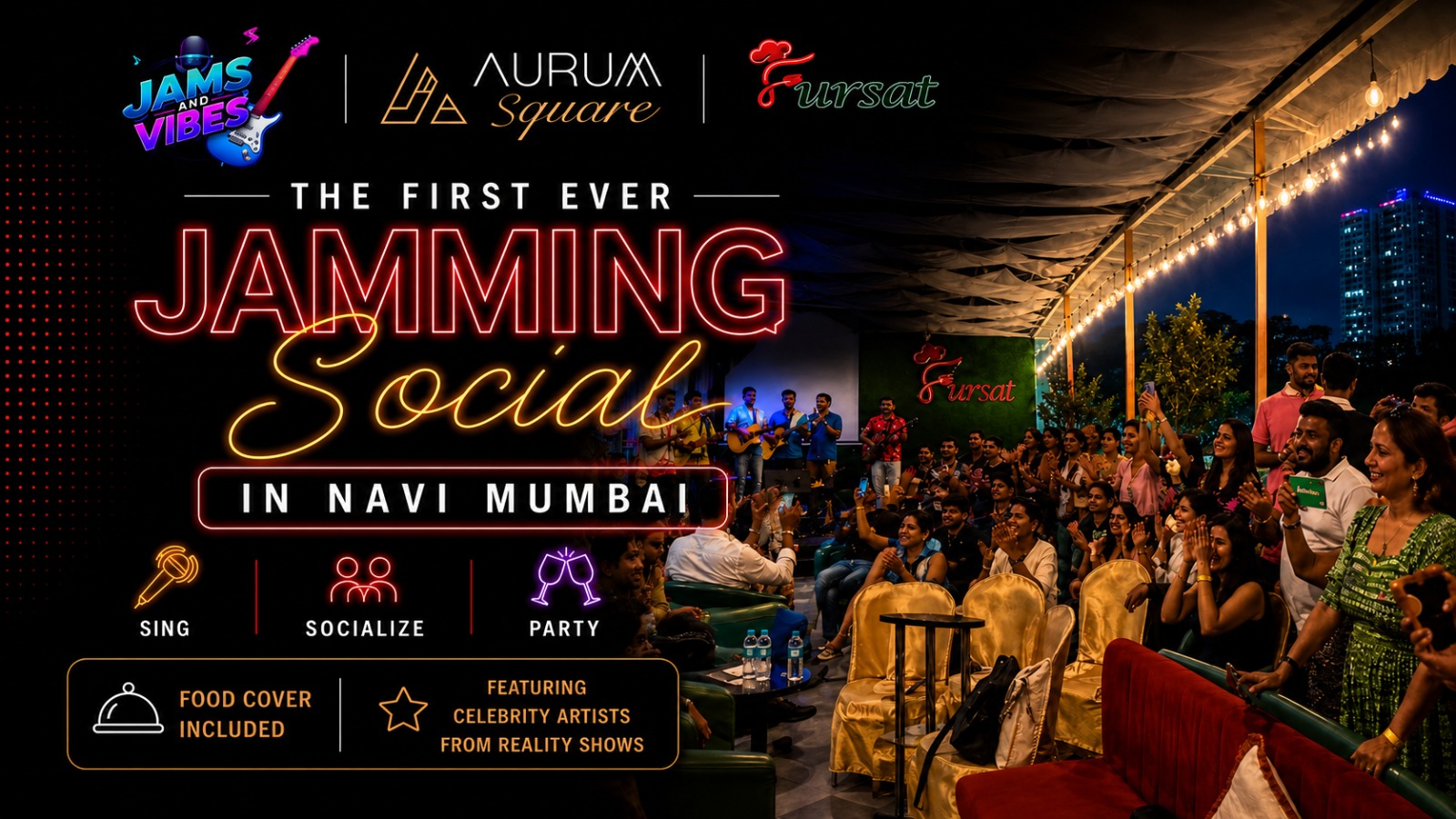 JAMMING SOCIALS FIRST EVER JAMMING SOCIAL IN NAVI MUMBAI
