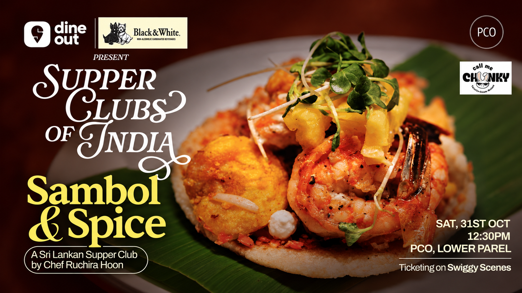 SUPPER CLUBS OF INDIA: SAMBOL AND SPICE
