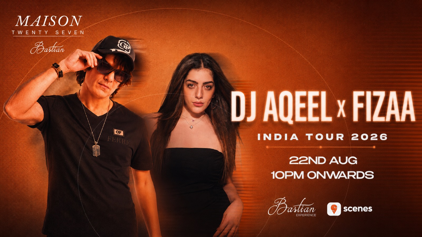 DJ AQEEL X FIZAA INDIA TOUR