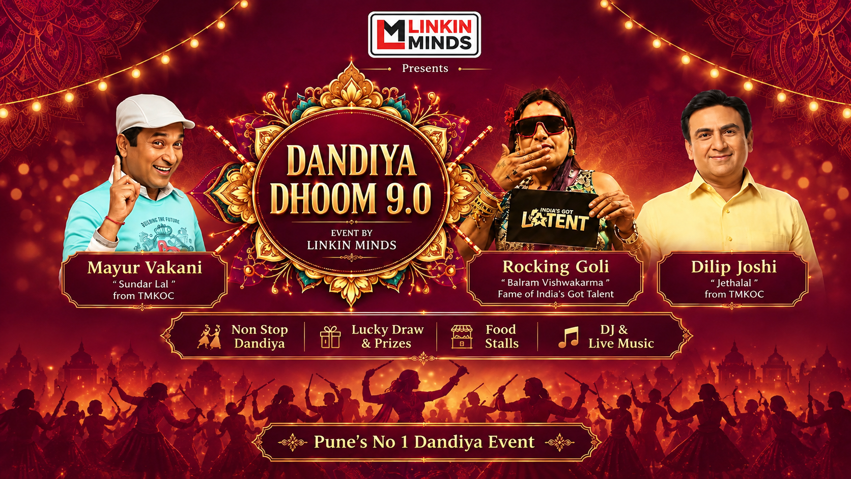 DANDHIYA DHOOM 9.0 AT ORCHID HOTEL, BALEWADI