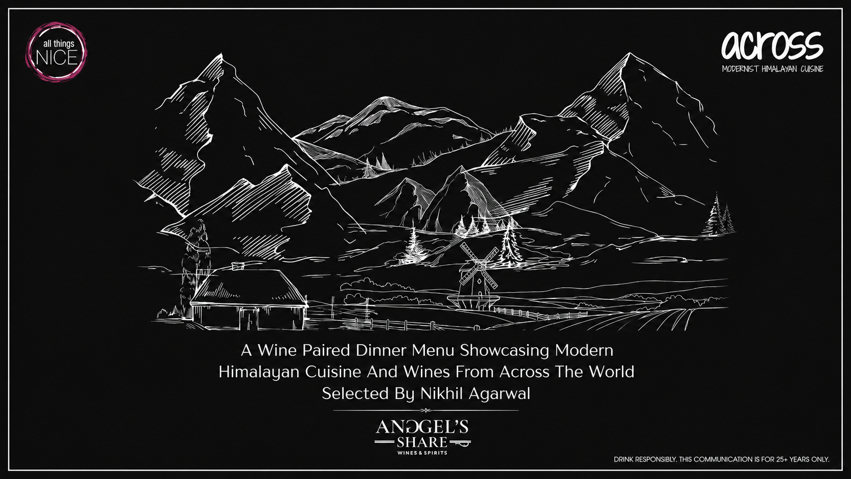WINE DINNER PAIRED WITH MODERN HIMALAYAN CUISINE AT ACROSS MUMBAI