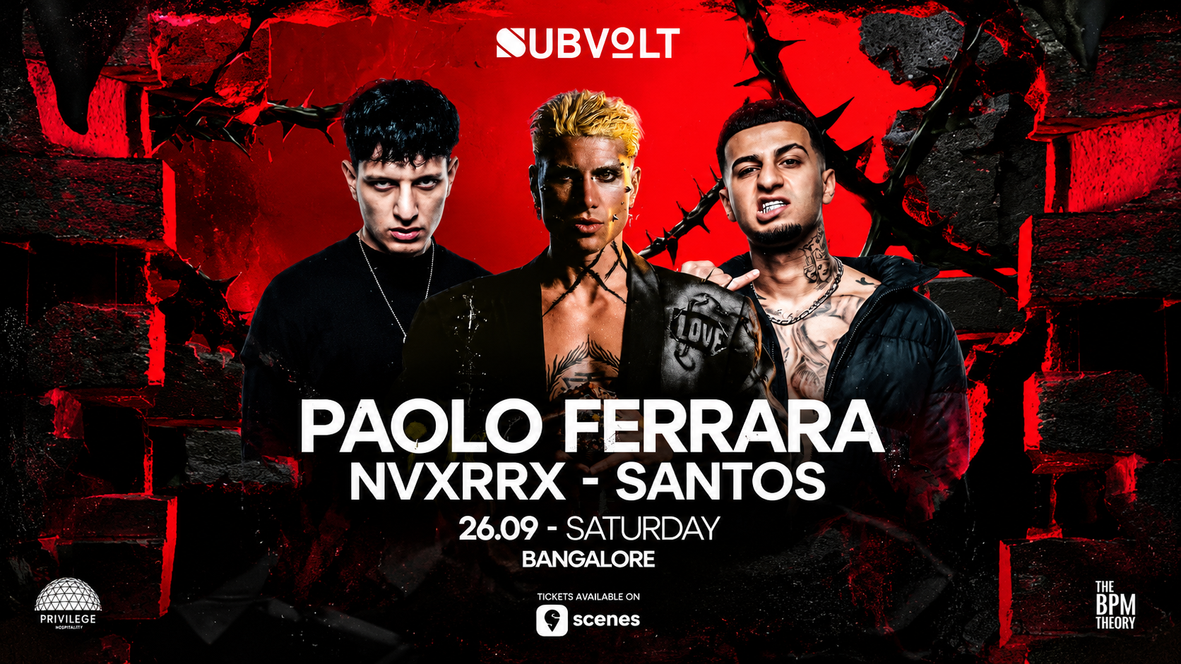 FT PAOLO FERRARA NVXRRX AND SANTOS AT GYLT
