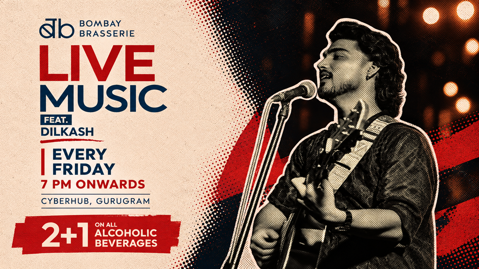 LIVE MUSIC FRIDAYS AT BOMBAY BRASSERIE