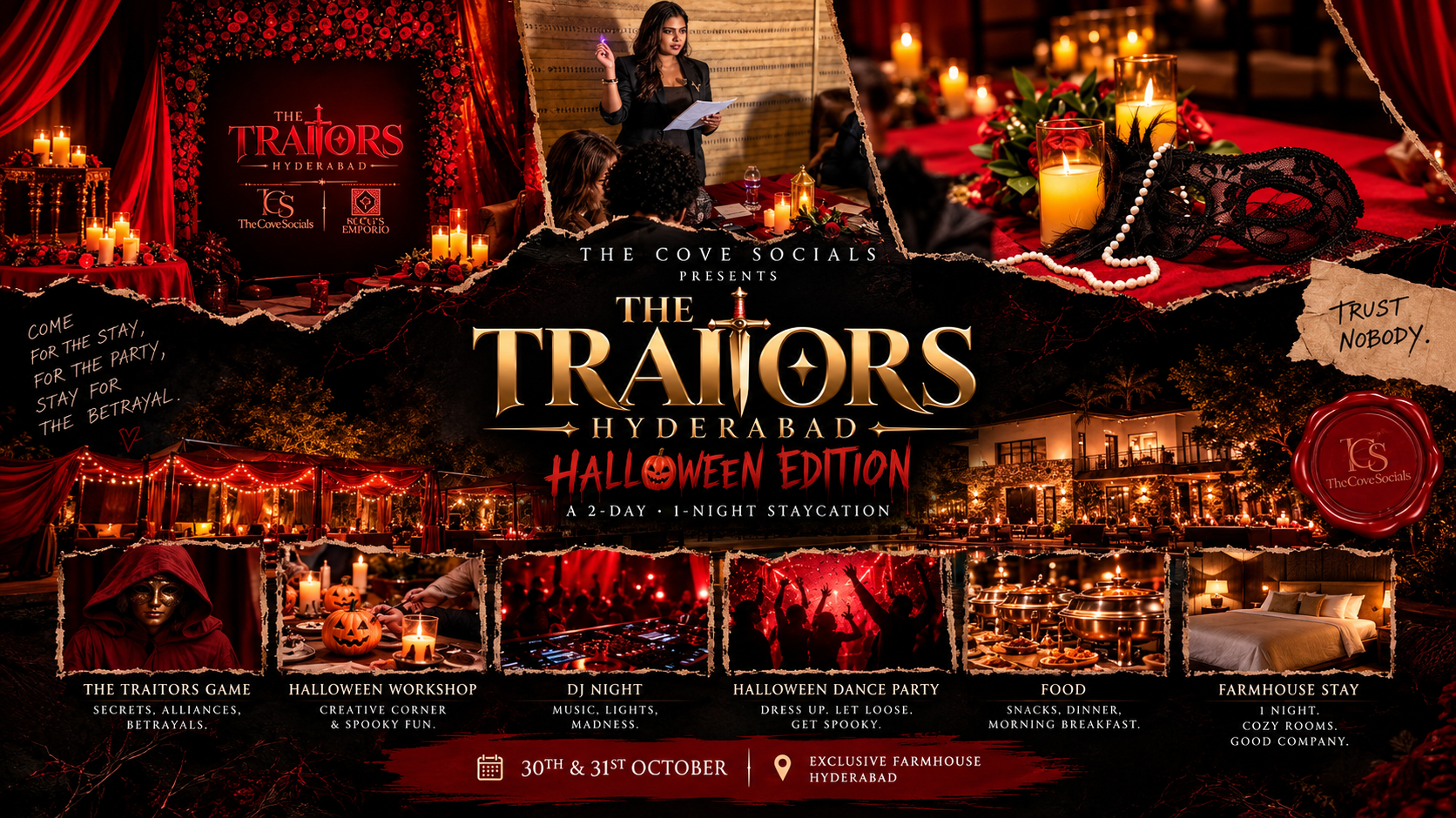 THE TRAITORS HYDERABAD HALLOWEEN EDITION