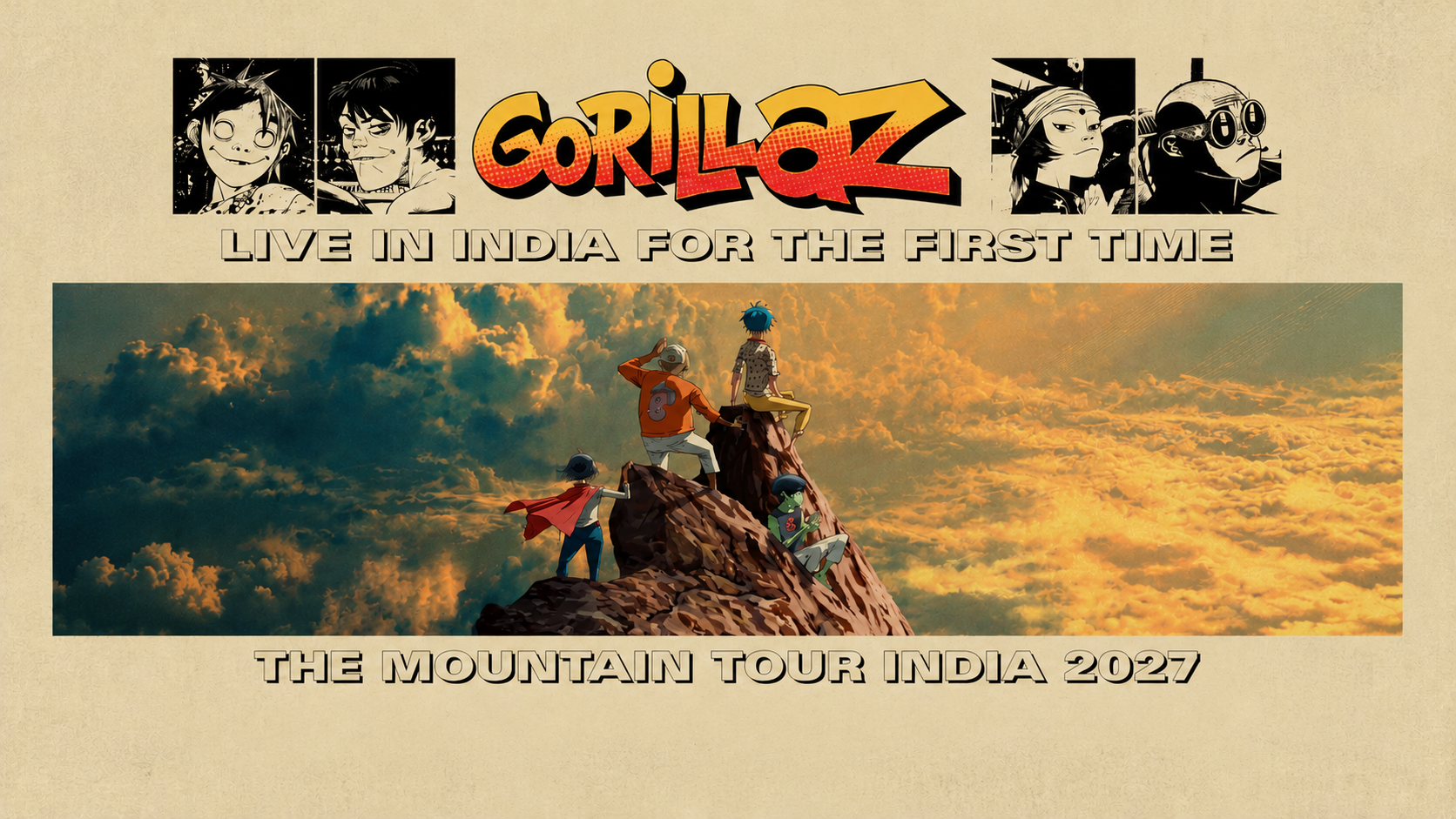 Gorillaz The Mountain Tour 2027