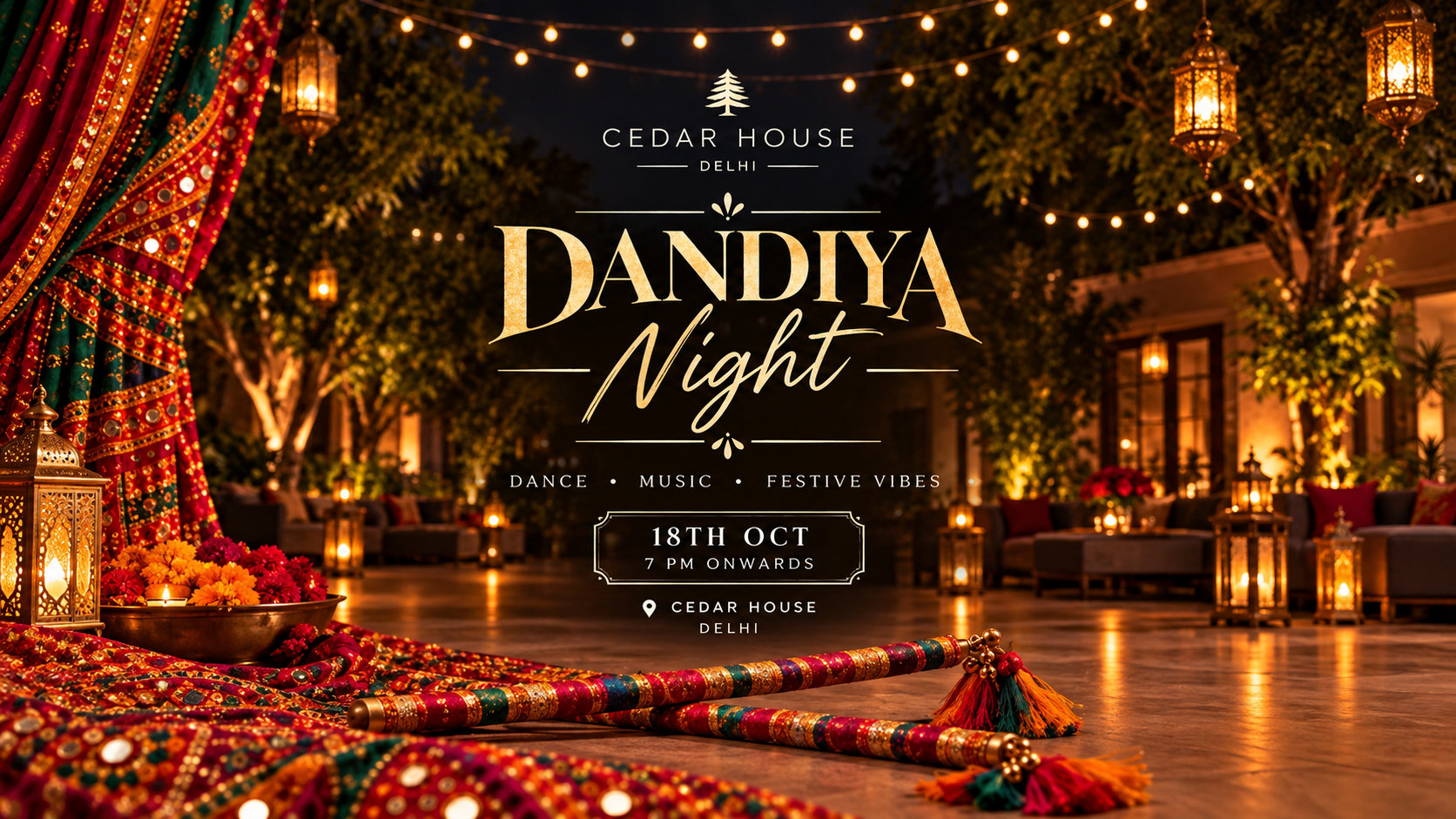 DANDIYA NIGHT- CEDAR HOUSE