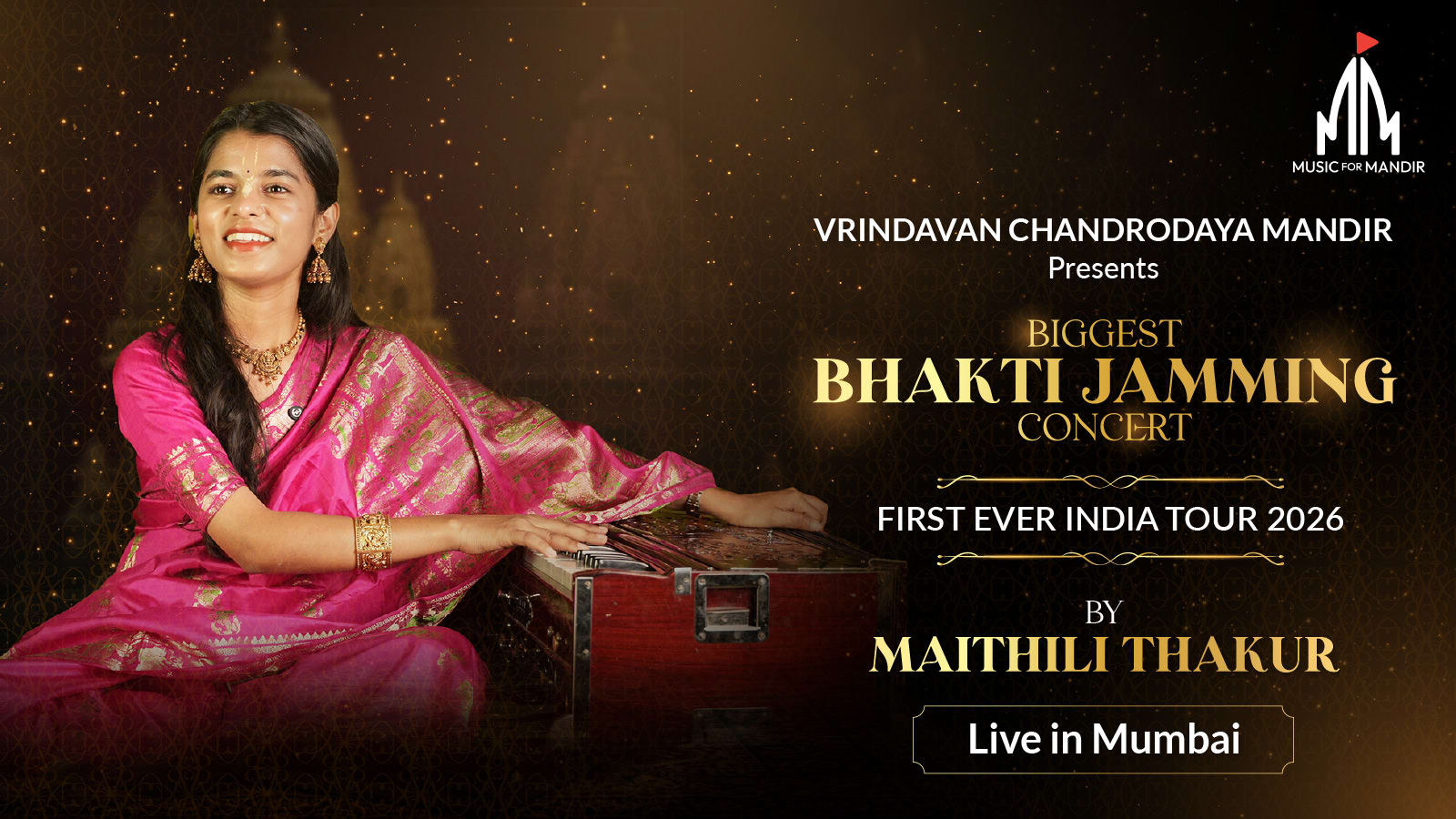 Maithili Thakur Live - Biggest Bhakti Jamming Concert in Mumbai