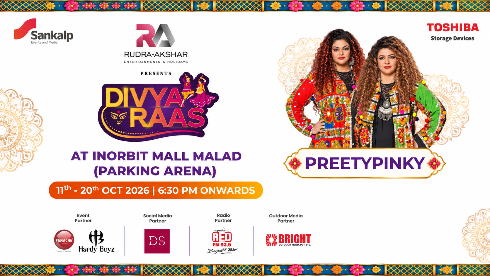 Divya Raas Navratri 2026 ft. Preety & Pinky
