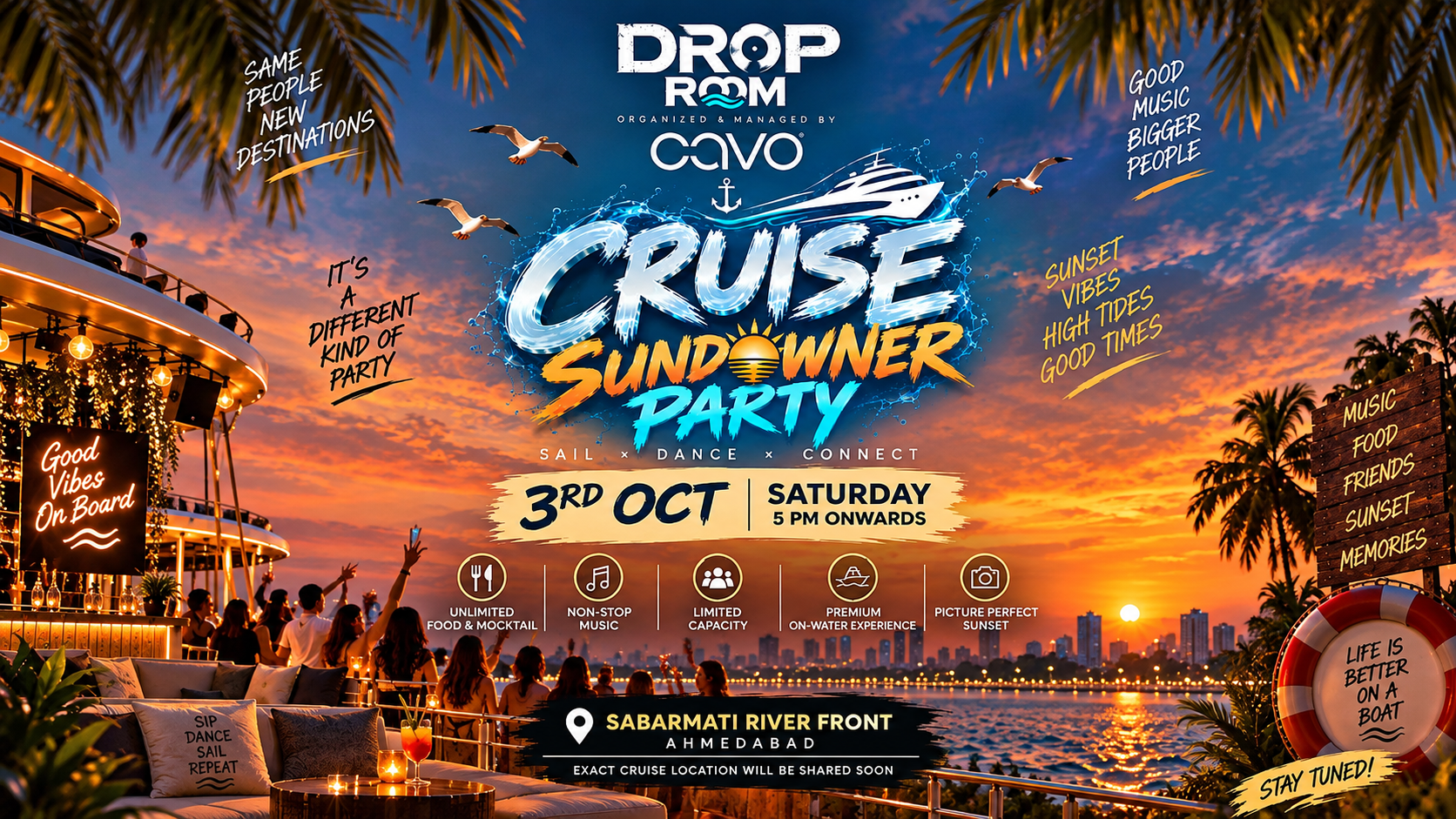 SUNDOWNER CRUISE PARTY