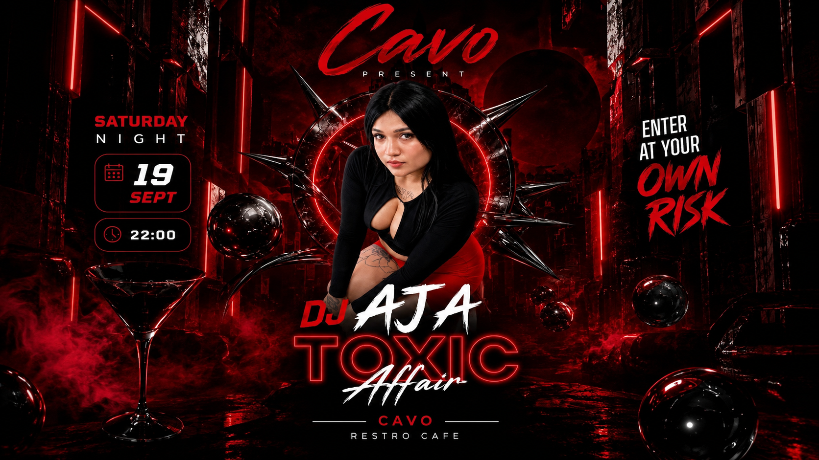TOXIC AFFAIR FT. DJ AJA AT CAVO