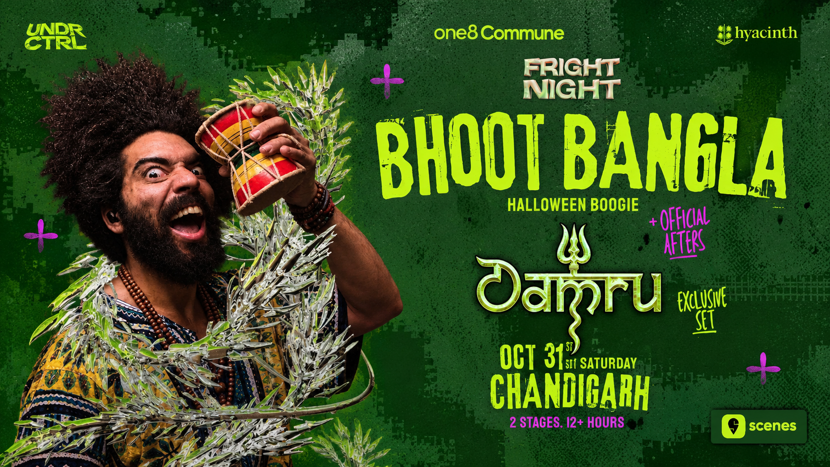 FRIGHT NIGHT BHOOT BANGLA - HALLOWEEN BOOGIE FT DAMRU ONE8 COMMUNE