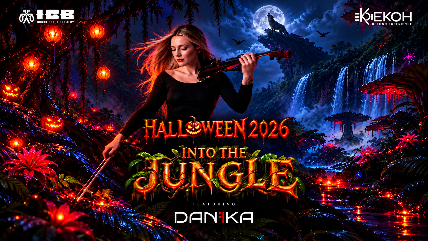 INTO THE JUNGLE HALLOWEEN FEATURING DJ DANIKA