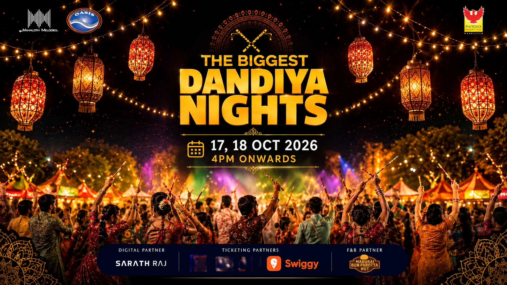 DANDIYA NIGHTS 2026 WHITEFIELD PHOENIX MARKETCITY