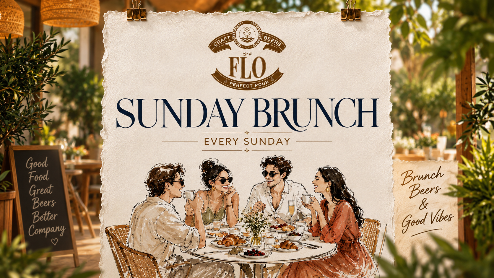 SUNDAY BRUNCH AT FLO