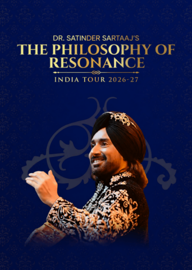 The Philosophy of Resonance Tour 2026-27 | Dr. Satinder Sartaaj Live