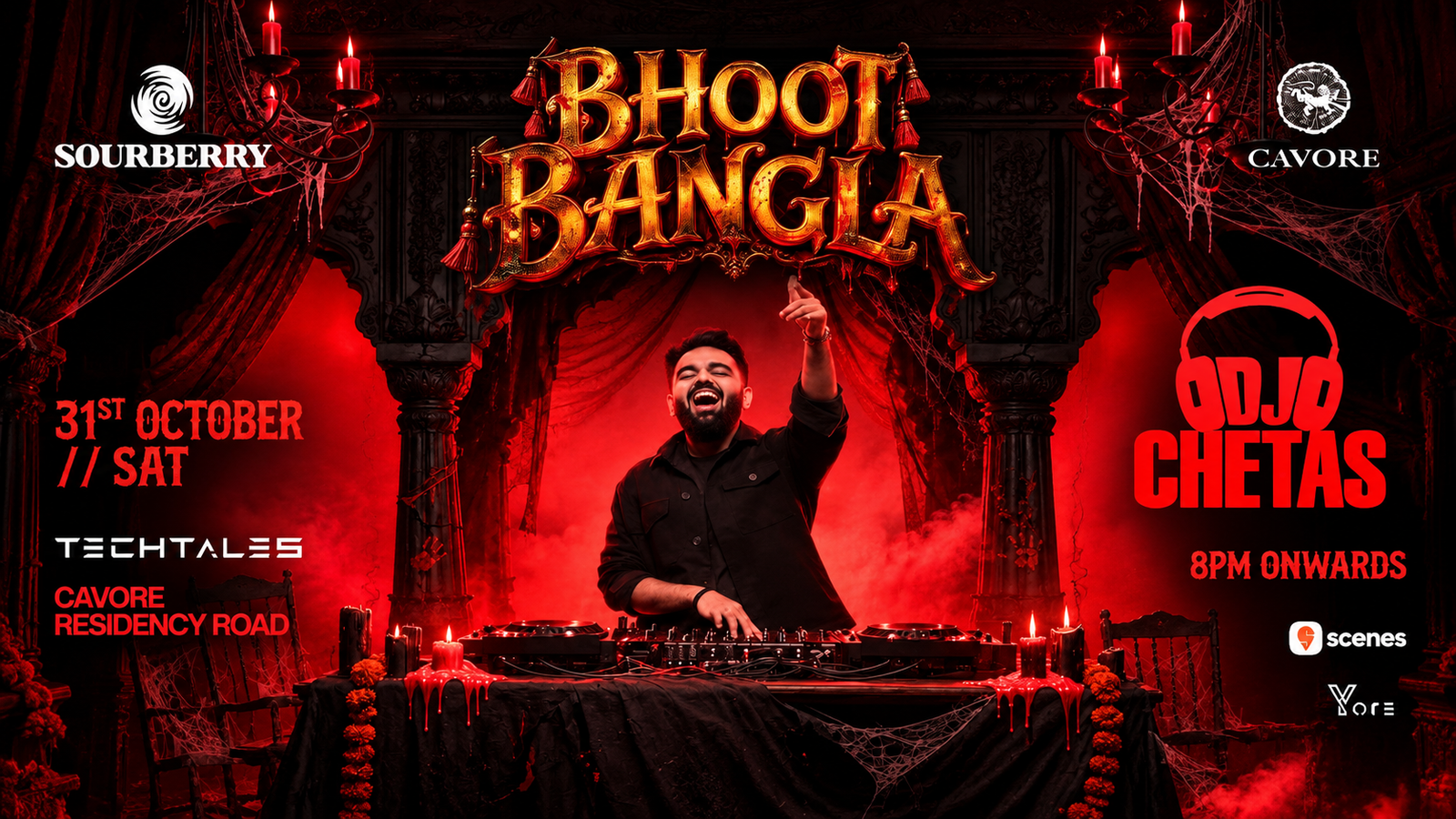 BHOOT BANGLA DJ CHETAS LIVE AT CAVORE