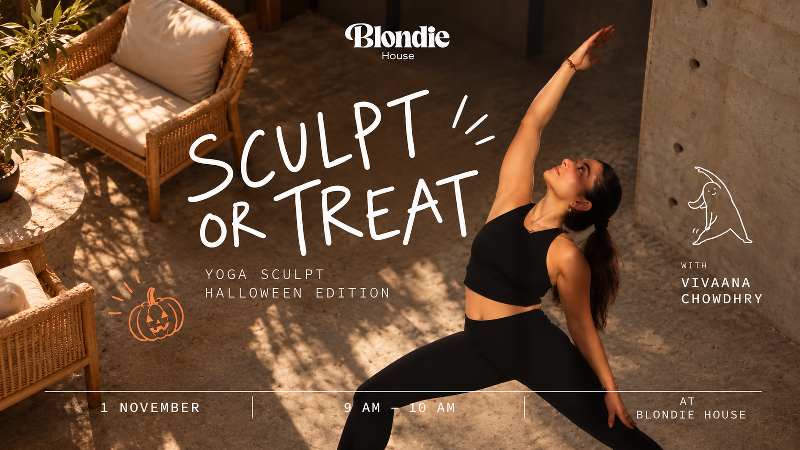 SCULPT OR TREAT AT THE BLONDIE HOUSE