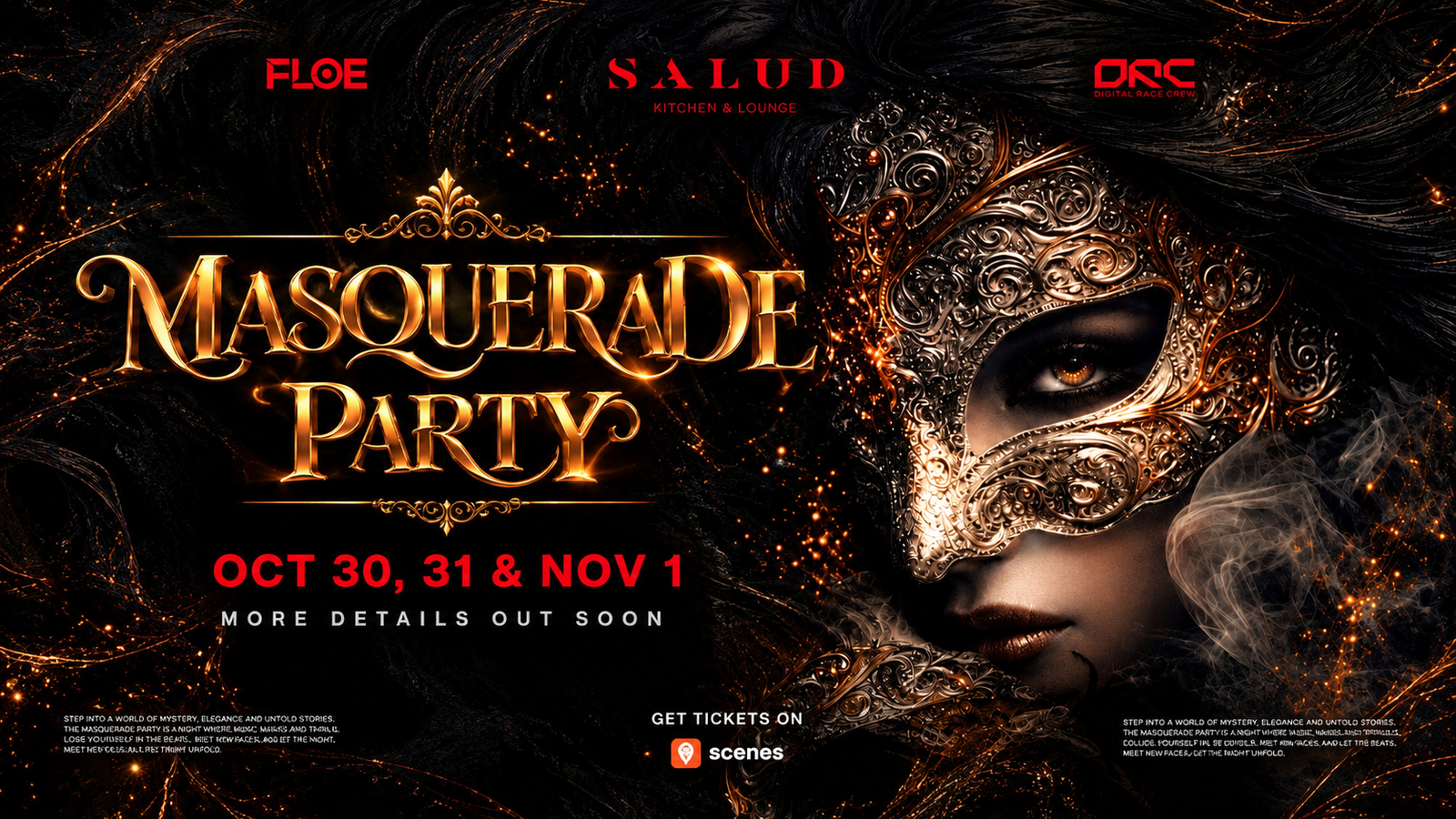 MASQUERADE PARTY AT SALUD GOA