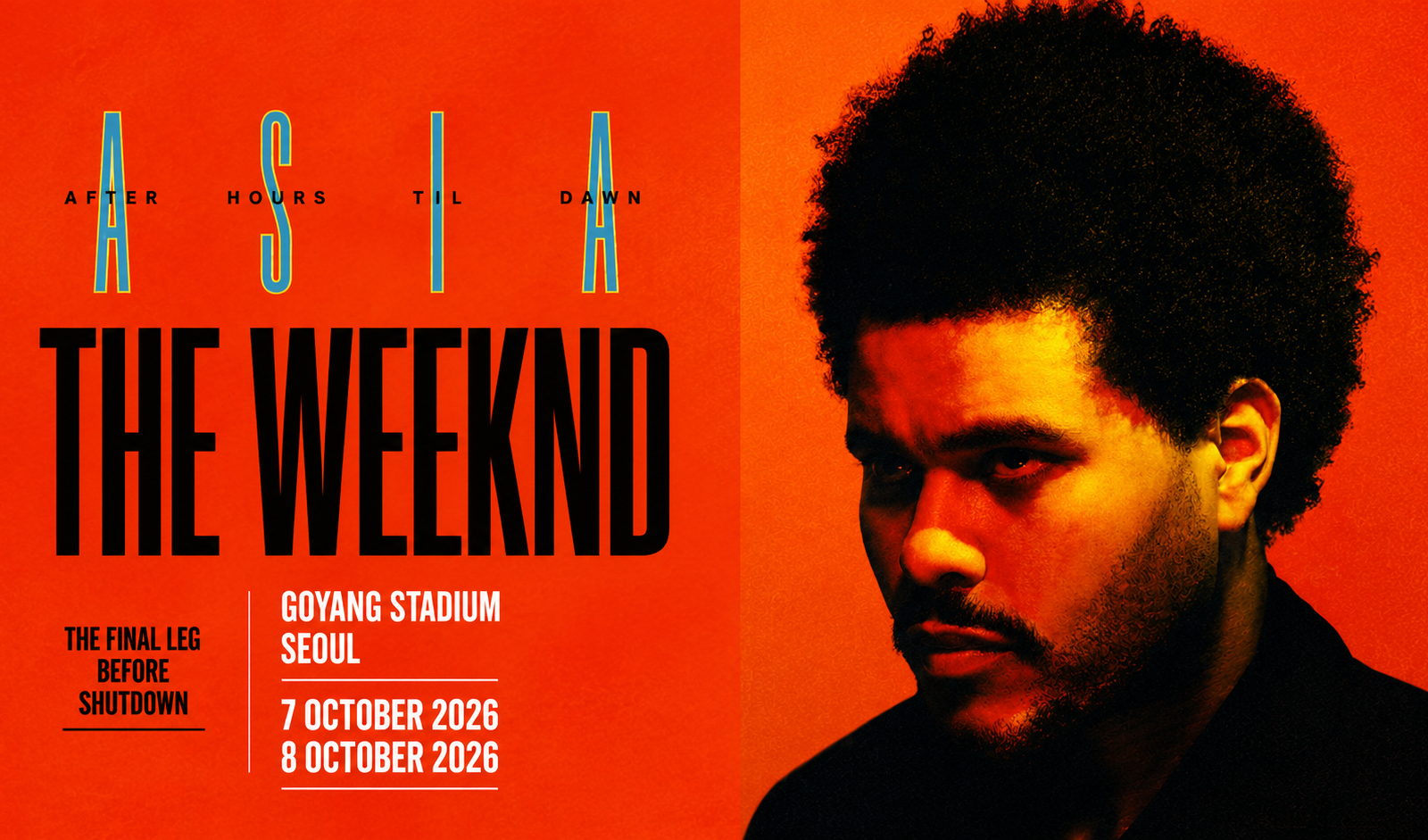 The Weeknd: After Hours Til Dawn Tour - Goyang Stadium Seoul