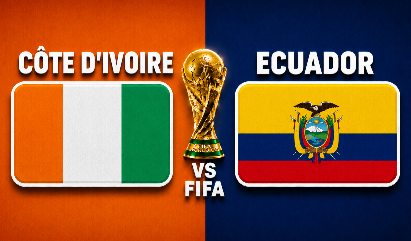 Côte d'Ivoire vs Ecuador
