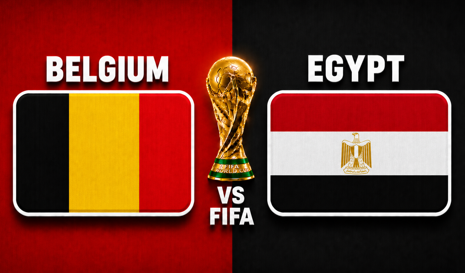 Belgium vs Egypt