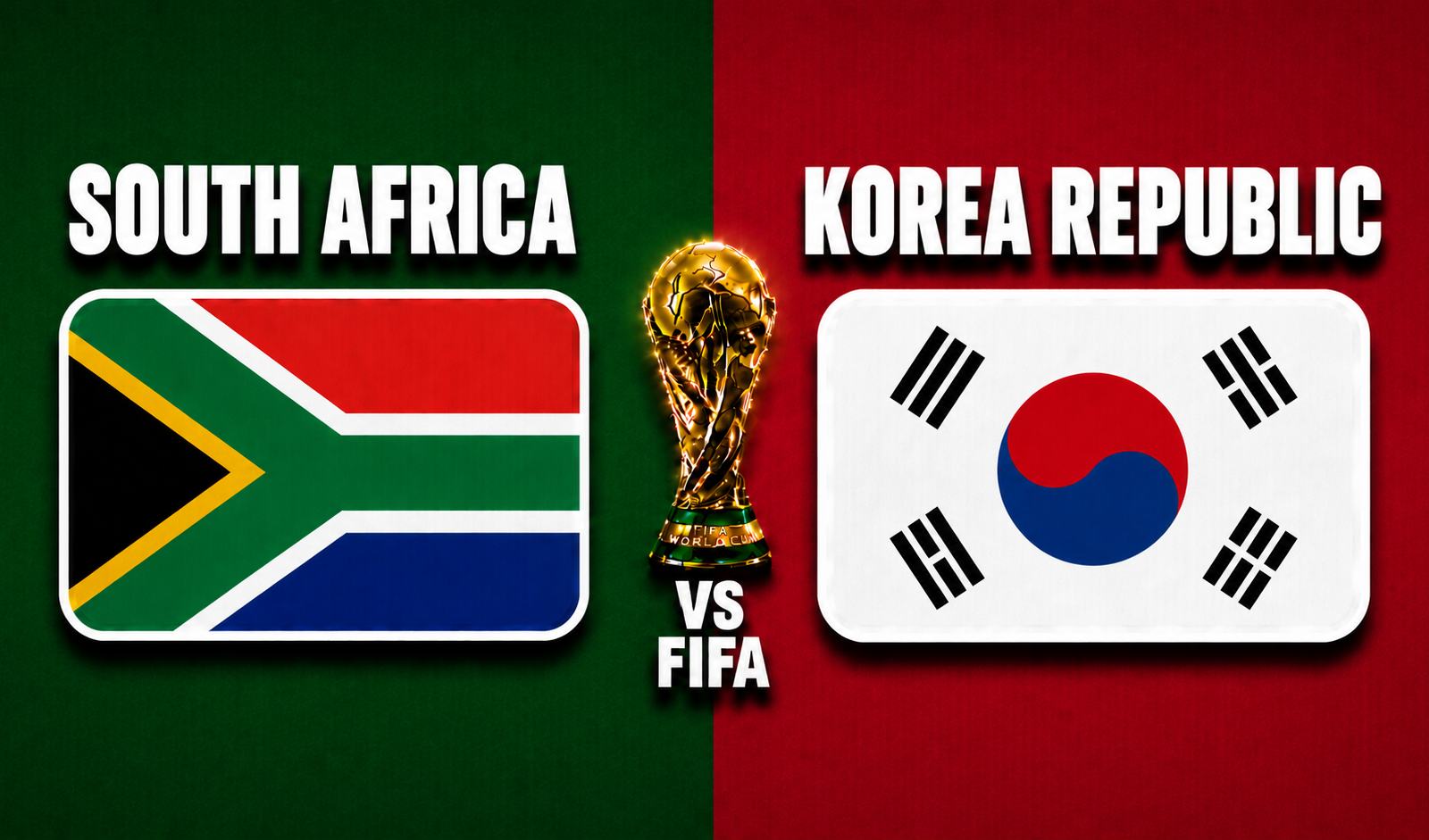 South Africa vs Korea Republic