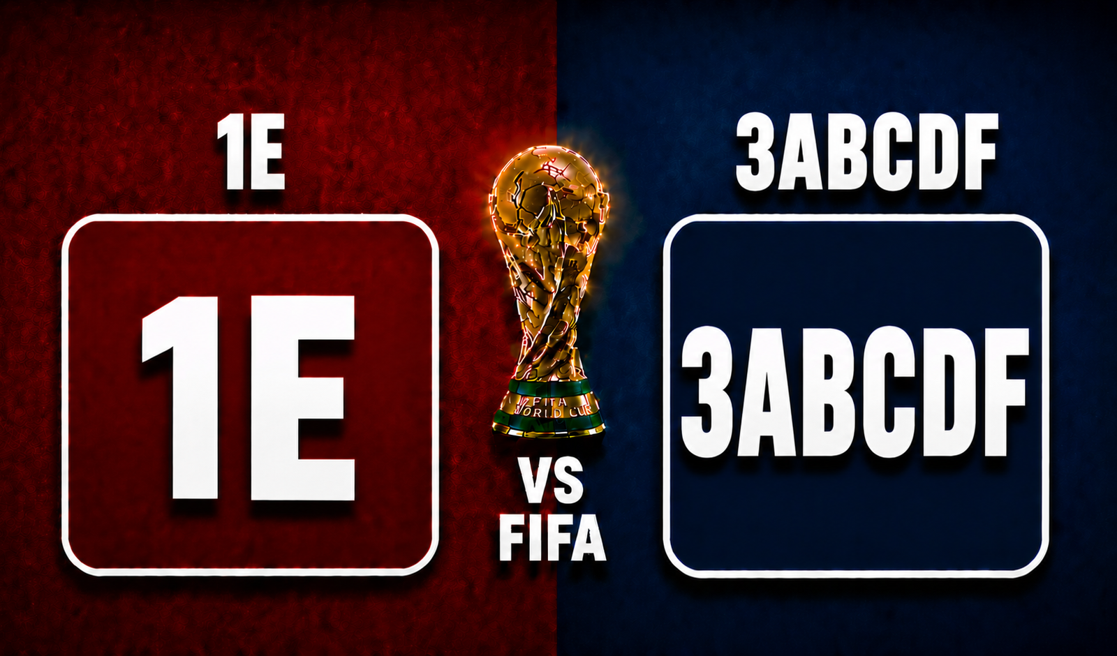 1E vs 3ABCDF